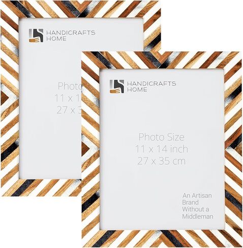 Handicrafts Home 14" x 18" frames 2Pack Large Picture Wall Mounting Photo Frames in Kuwait