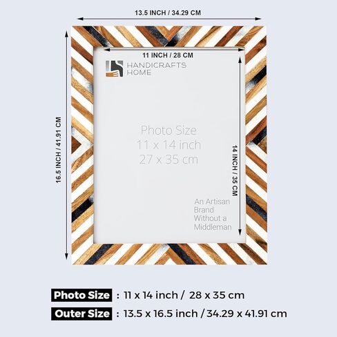 Handicrafts Home 14" x 18" frames 2Pack Large Picture Wall Mounting Photo Frames in Kuwait