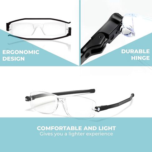 Flexible & Compact Reading Glasses | Block Harmful Blue Light | Reduce Eye Fatigue | Unisex Blue Light Glasses in Saudi Arabia
