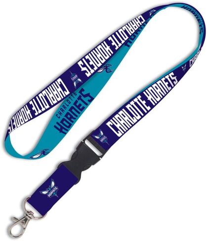NBA Charlotte Hornets Lanyard with Detachable Buckle, 1-Inch in Saudi Arabia