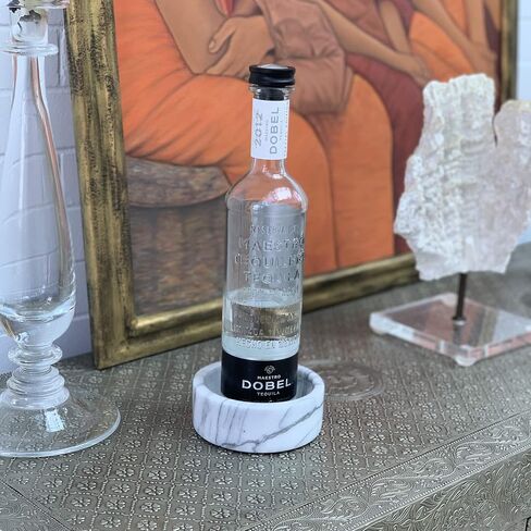 Fox Run Marble Wine Bottle Holder and Utensil Crock, Black in Saudi Arabia