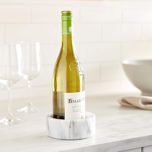 Fox Run Marble Wine Bottle Holder and Utensil Crock, Black in Saudi Arabia