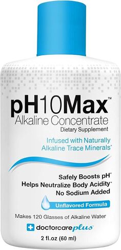 pH10Max Alkaline Water Drops, Unflavored (2 fl oz) in Saudi Arabia