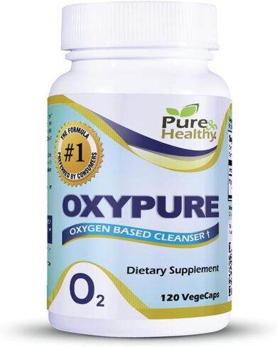 Pure & Healthy Oxypure Magnesium Oxide Colon Cleanser with Sodium Bicarbonate Veggie Capsules 120 Count in Saudi Arabia