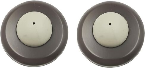 HARDWOOD HSC202-US10B Door Wall Stop, Dome Door Stoppers, Wall Protector, Door Bumper, 2-1/2" Stainless Steel Cover with 0.75" TPR Bumper, Antique Copper Finish, 2 Pack in Saudi Arabia