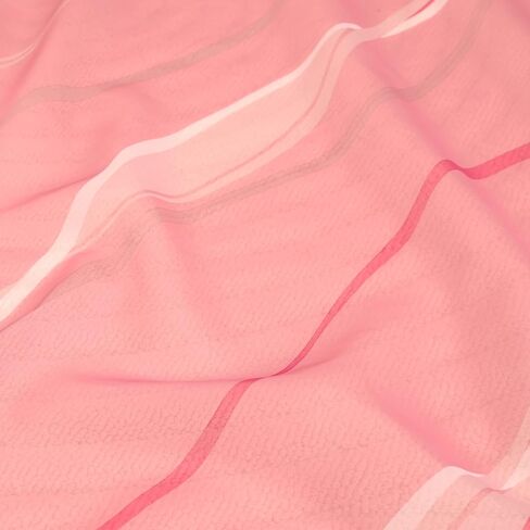 ستائر شفافة باللون الأزرق المخضر والأبيض بطول 84 بوصة مكونة من لوحتين لغرفة المعيشة، ستائر فوال شفافة وستائر لغرفة النوم وغرفة الطعام وغرفة الأطفال، ستائر نافذة بنمط موجة جيب (55 عرض × 84 طول) in Kuwait