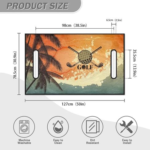 Golf Cart Seat Cover Portable Club Car Seat Towel for Women Men, Universal Fit 2-Seat Golf Cart in Saudi Arabia