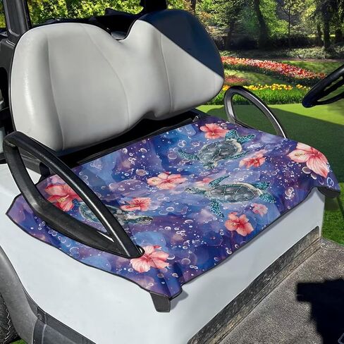 Golf Cart Seat Cover Portable Club Car Seat Towel for Women Men, Universal Fit 2-Seat Golf Cart in Saudi Arabia