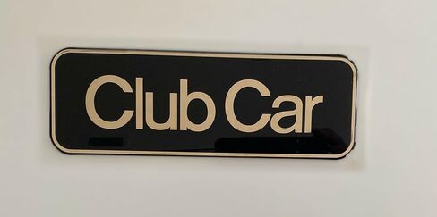 شعار Club Car Onward - اللوحة الذهبية - لجميع موديلات Onward وTempo in Kuwait