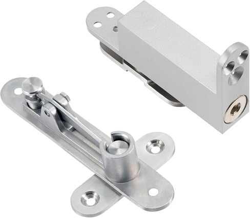 Ranbo Commercial/Home Self Closing Door Pivot Hinges Heavy Duty Hidden Hinges for Wood Doors 360 Degree Shaft Stainless Steel invisible Pivot Hinge System (2 Way Adjustable) in Saudi Arabia