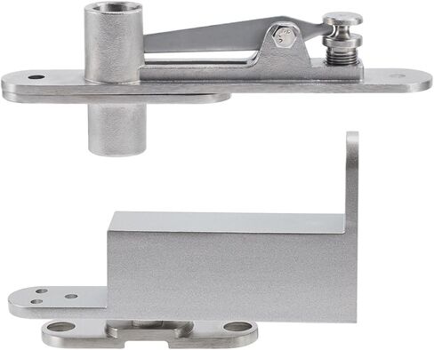 Ranbo Commercial/Home Self Closing Door Pivot Hinges Heavy Duty Hidden Hinges for Wood Doors 360 Degree Shaft Stainless Steel invisible Pivot Hinge System (2 Way Adjustable) in Saudi Arabia