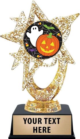 Crown Awards 6" Halloween Trophies, Glitter Star Halloween Pumpkin Ghost Trophy Prime in Saudi Arabia