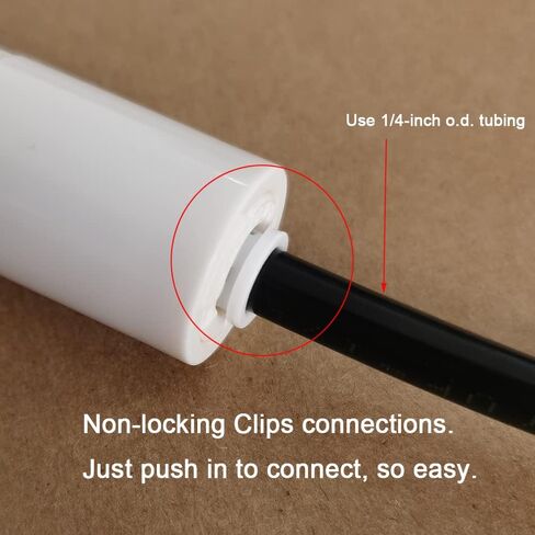 Malida 1/4 inch quick connector fittings Flow Restrictor for RO water purifiers Reverse Osmosis Systems (2, 300CC-50GPD) in Kuwait