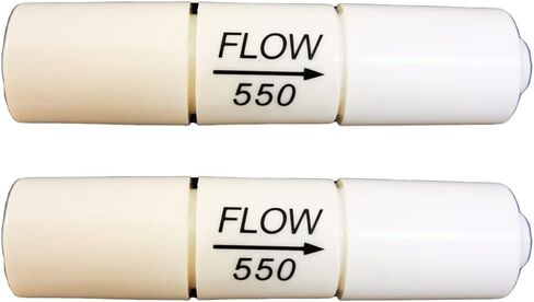 Malida 1/4 inch quick connector fittings Flow Restrictor for RO water purifiers Reverse Osmosis Systems (2, 300CC-50GPD) in Kuwait