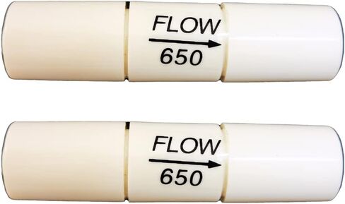 Malida 1/4 inch quick connector fittings Flow Restrictor for RO water purifiers Reverse Osmosis Systems (2, 300CC-50GPD) in Kuwait