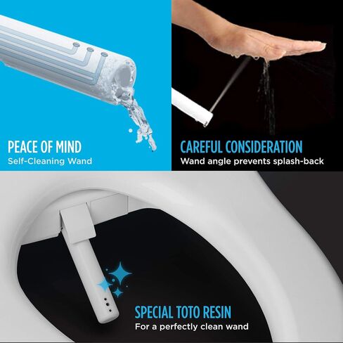 TOTO® WASHLET®+ Aquia IV® Cube مكون من قطعتين مزدوج التدفق 1.28 و0.9 GPF مرحاض مع مقعد بيديت S550e ذو تدفق تلقائي، قطن أبيض - MW4363056CEMFGNA#01 in Saudi Arabia