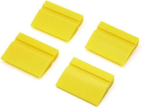 كارتينتس 2 بوصة ممسحة زجاج المياه شفرة المياه المطاطية الصغيرة ممسحة نافذة ممسحة جانبية مرآة ممسحة للمنزل، تنظيف زجاج السيارة - 4 عبوات in Kuwait