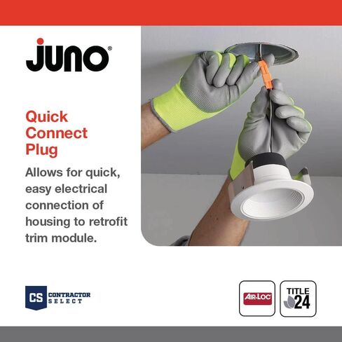Juno QC4 W G CP6 Quick Connect LED Downlight for New Construction, 6-Pack, 4-Inch, White in Saudi Arabia