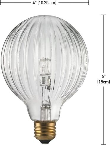 Globe Electric 84649 40W Gold Designer Vintage Edison Oro Incandescent Light Bulb, E26 Base, 220 Lumens in Saudi Arabia