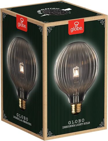 Globe Electric 84649 40W Gold Designer Vintage Edison Oro Incandescent Light Bulb, E26 Base, 220 Lumens in Saudi Arabia