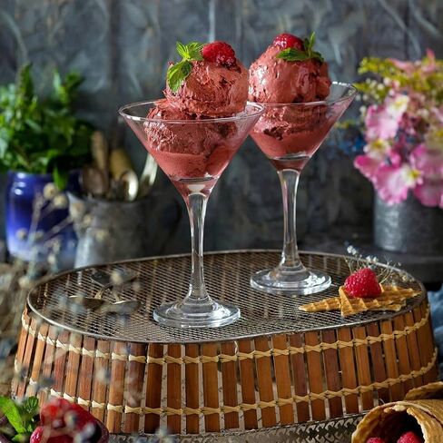 Set of 6 Margarita Glasses Martini Glasses, Whiskey, Gin, Tequila, Tall Cosmopolitan Glasses Bar Drinking Glasses Goblet Gift Set in Saudi Arabia