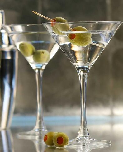Set of 6 Margarita Glasses Martini Glasses, Whiskey, Gin, Tequila, Tall Cosmopolitan Glasses Bar Drinking Glasses Goblet Gift Set in Saudi Arabia