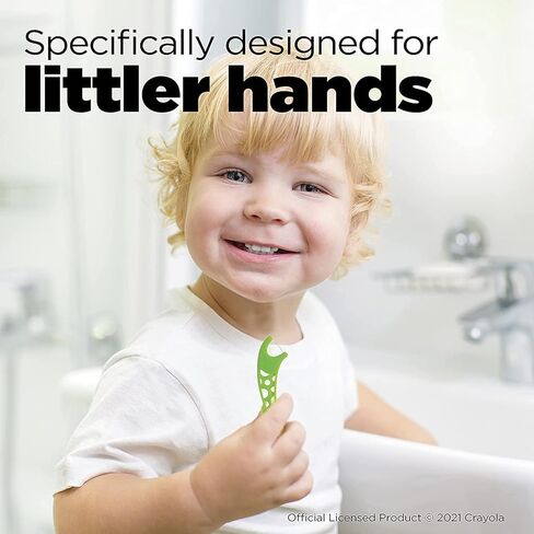 خيط تنظيف الأسنان GUM Crayola للأطفال، بالعنب، مطلي بالفلورايد، للأعمار من 3 سنوات فما فوق، 40 قطعة in Kuwait