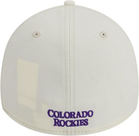 New Era Milwaukee Brewers 39THIRTY Chrome Team Classic Stretch Fit Cap, Cream White Hat in Saudi Arabia