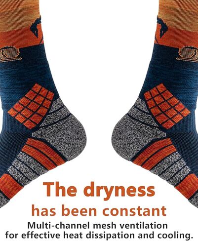 جوارب رياضية مضغوطة للرجال، جوارب رياضية مبطنة من النخبة لكرة السلة، جوارب للجري، 3 أزواج (9-13) in Kuwait