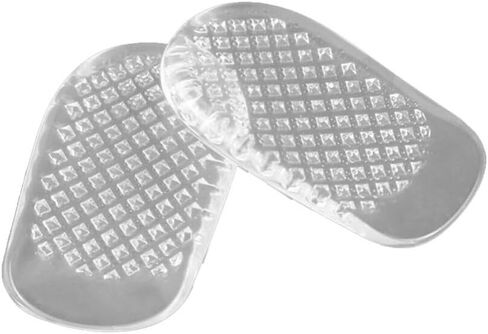 Milisten 1 Pair Silicone Gel Heel Cups Shoe Inserts Shock Absorbing Support Pad for Women High Heel Plantar in Saudi Arabia