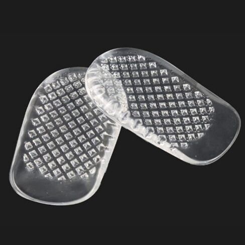 Milisten 1 Pair Silicone Gel Heel Cups Shoe Inserts Shock Absorbing Support Pad for Women High Heel Plantar in Saudi Arabia