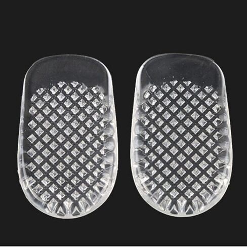 Milisten 1 Pair Silicone Gel Heel Cups Shoe Inserts Shock Absorbing Support Pad for Women High Heel Plantar in Saudi Arabia