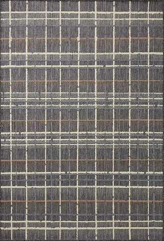 سجادة منطقة Loloi II Rainier Collection RAI-11 فحمي/متعددة مقاس 5'-3" x 7'-7" in Saudi Arabia