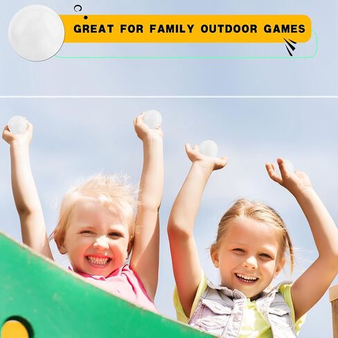 4 عبوات من كرات Bocce Pallino في الفناء الخلفي Bocce مقاس 57 مم بديلة للبالغين والأطفال في الهواء الطلق ألعاب رياضية في الحديقة والشاطئ، لونين in Kuwait