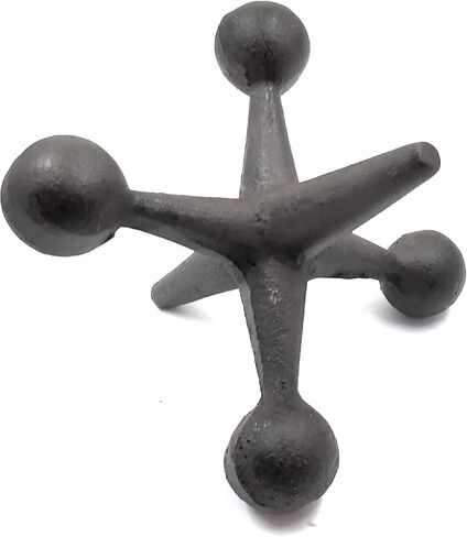 Cast Iron Jack Decorative Accent Paperweight Door Stop, Home, Office Decor (2) in Saudi Arabia