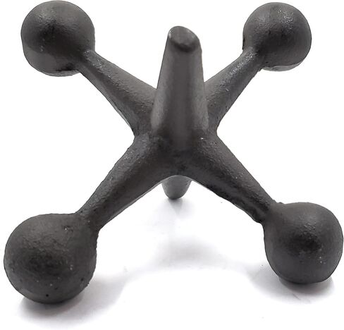 Cast Iron Jack Decorative Accent Paperweight Door Stop, Home, Office Decor (2) in Saudi Arabia