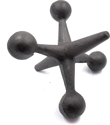 Cast Iron Jack Decorative Accent Paperweight Door Stop, Home, Office Decor (2) in Saudi Arabia