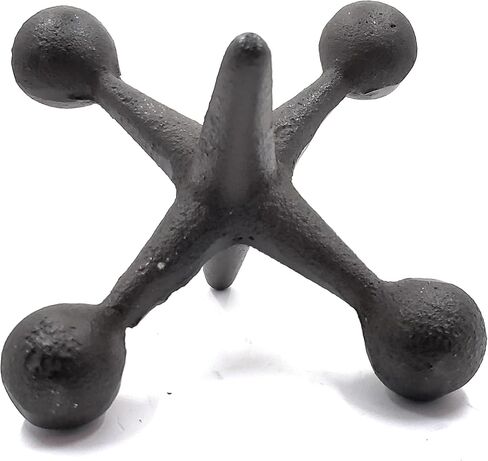 Cast Iron Jack Decorative Accent Paperweight Door Stop, Home, Office Decor (2) in Saudi Arabia