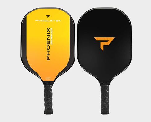 Paddletek Phoenix Genesis - Professional Pickleball Paddles with Honeycomb Core – Polycore & Fiberglass Epoxy Surface - High Tack Performance Grip – 7.4 oz to 7.8 oz – 5 Colors- USAPA Approved in Saudi Arabia