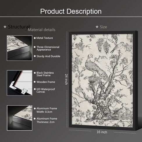 Set of 3 Vintage Apple Tree Sketch Art with Neutral Triptych Canvas Wall Art Print Gallery Wall Room Decor Painting for Living Room, Office, Bedroom - 12x16in BlackFramed in Saudi Arabia
