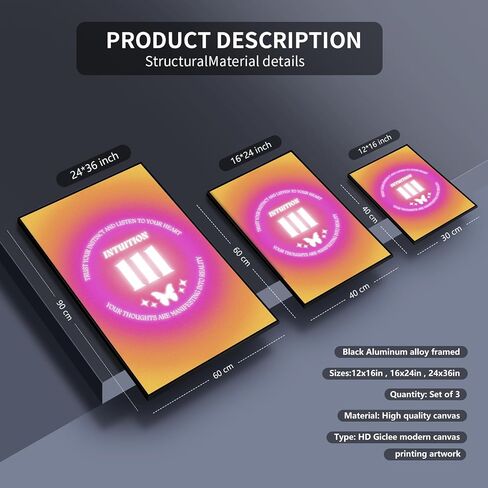 lmowbvtp ضيف التحقق من جدار الفن، 3P 12x16in ملصق غرفة برتقالي ووردي، طرق لأقول أنا أحبك ملصق الأزواج الفن، تبدو جيدة طباعة اقتباس إيجابية لغرفة نوم فتاة غير مؤطرة in Kuwait