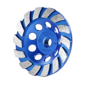 2PCS Concrete Grinding Wheel, 4.5 Inches, 14 Diamond Segments, 5/8-11 Arbor, for Paint, Epoxy, Mastic Removal