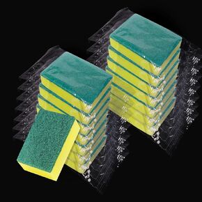 N//B Sponge Individually Wrapped, Mini Sponges Wrapped Small (40Pcs)