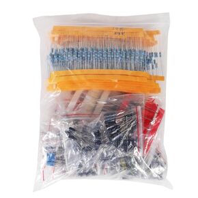 1400PCS Basic Electronics Component Assortment Kit Basic Electronics Kit,LED Diode,Common Diodes,Electrolytic Capacitor,Ceramic Capacitor,Resistors,Transistor Component for Arduino for DIY