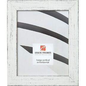 Craig Frames Jasper 10x13 Picture Frame, Country Marshmallow White, Wall Decor