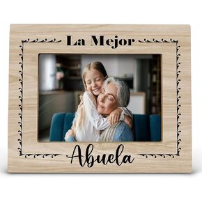 Abuela Picture Frame, Grandma Picture Frame, Abuela Gifts, Grandma Gifts, Grandmother Gifts, Best Grandma Gifts, La Mejor Abuela Photo Frame 5x7