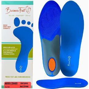Mover & Shaker! Shoe Insoles Men & Shoe Inserts for Women. Best Insoles for Walking All Day Orthopedic Plantar Fasciitis Relief Insoles for Women Shoe Inserts Men Gel Insole feels like a Rubber Mat! L