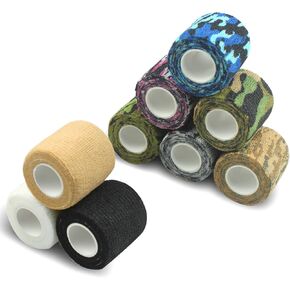 Banglijian Self Adherent Self Adhesive Tape, Cohesive Bandage Tape, Strong Elastic Sports Tape, 2 inches, 5 Yards (Beige)