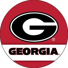Georgia Bulldogs Paper Coaster 4 Pack Officially Licensed Collegiate Product