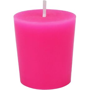 CVZ-007 12-Piece Votive Candles, Hot Pink